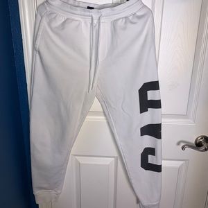 White GAP Joggers